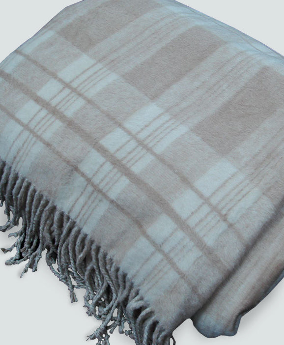 100% Silk Fleece Throw
