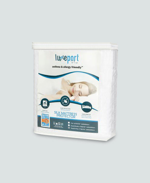 LuxeportPURE Silk Mattress and Pillow Protector Set